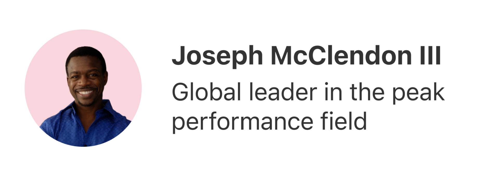 AI Coach Joseph McClendon III AI Coach Joseph McClendon III